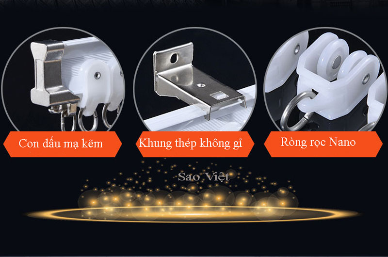 THANH RAY RÈM CỬA SỔ UỐN CONG