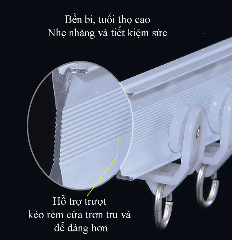 THANH RAY RÈM CỬA SỔ UỐN CONG